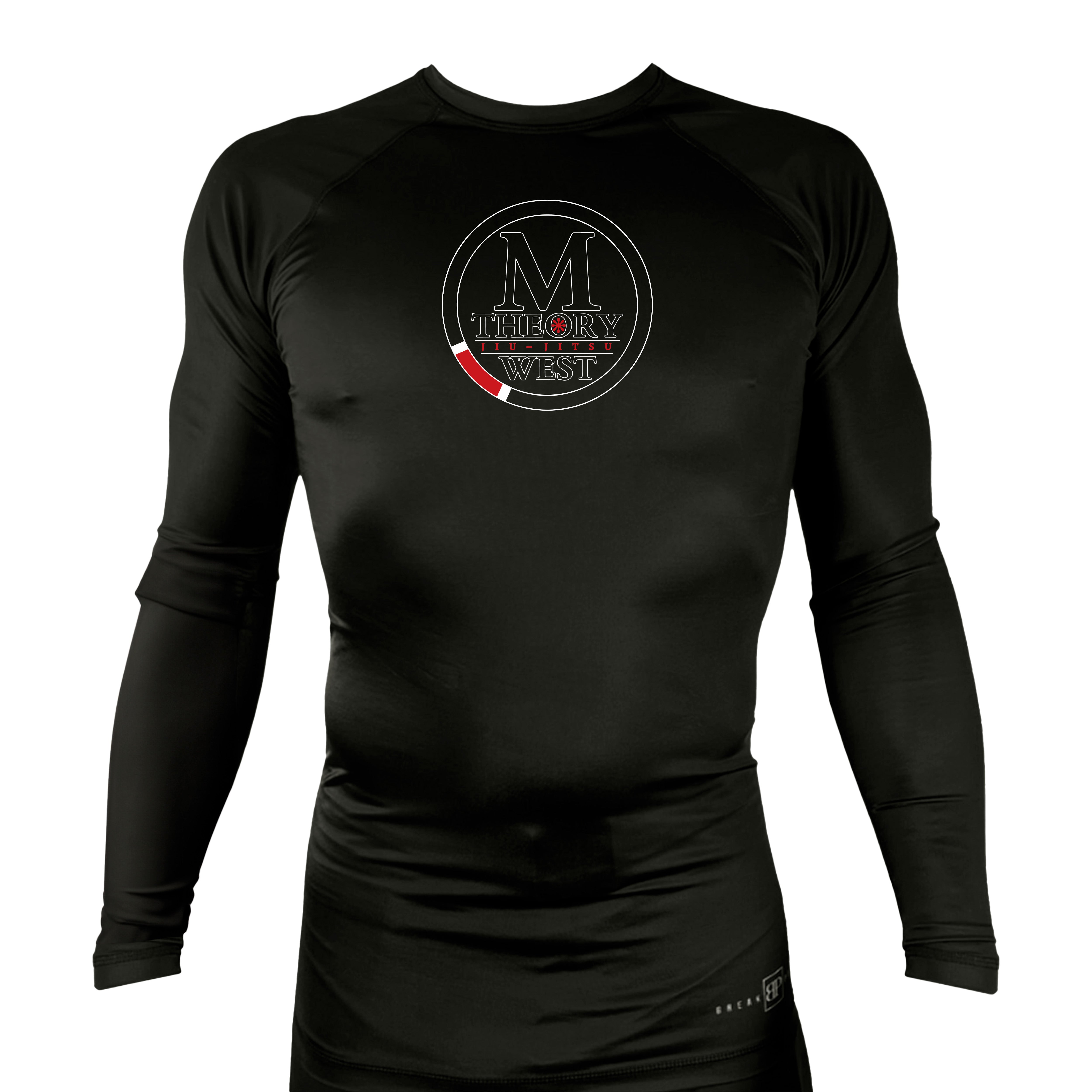 M-Theory Martial Arts West All Black Rash Guards Long Sleeves #8039 B ...