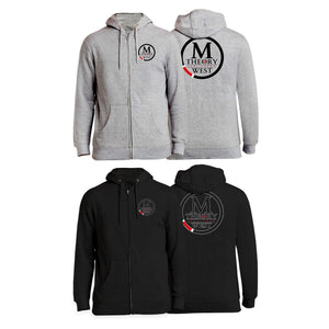 M-Theory Martial Arts West Zip-Up Hoodies #8039 C