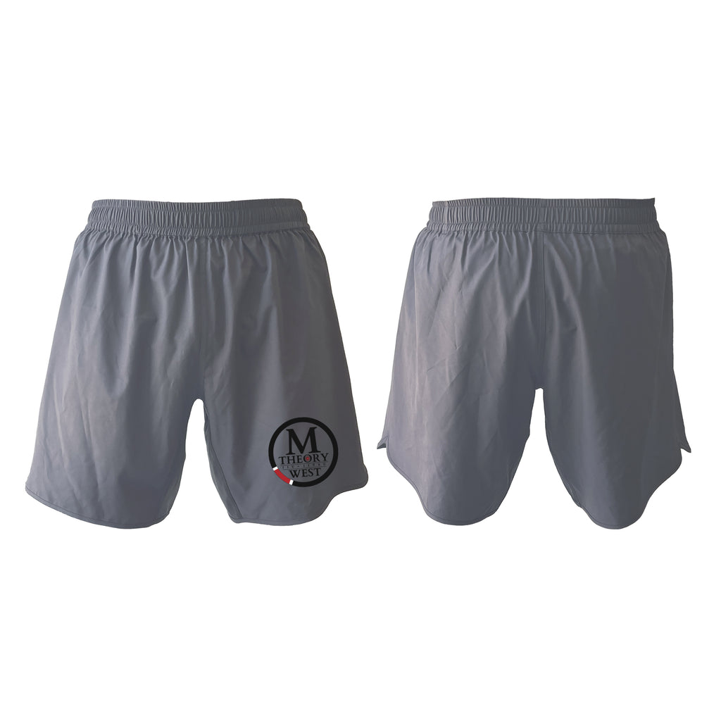 M-Theory Martial Arts West Grey Custom Shorts 2.0 #8039 A