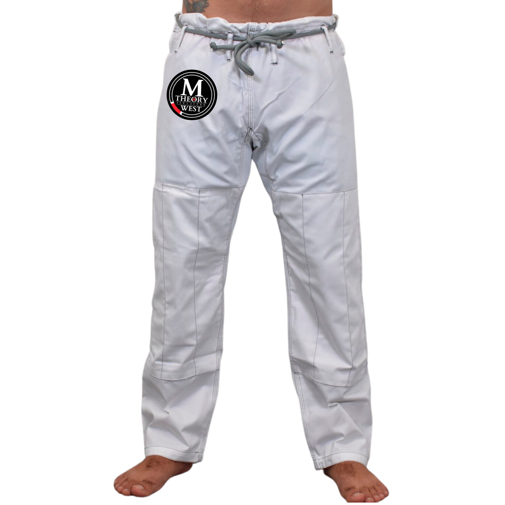 M-Theory Martial Arts West Academy Adults Gi - White #1478 A