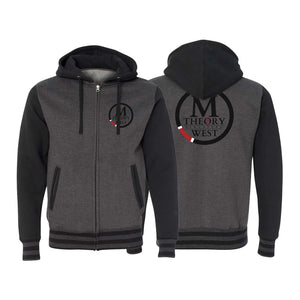 M-Theory Martial Arts West Academy Varsity Zip-Up Hoodie #8039 A