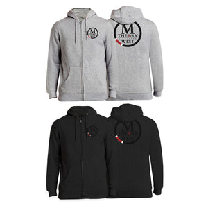 M-Theory Martial Arts West Academy Zip Up Hoodies #8039 A