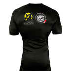 Americus Martial Arts All Black Custom Rash Guards Short Sleeves #8040 A