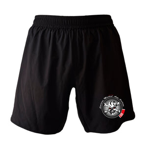 Americus Martial Arts All Black Custom Shorts 2.0 #8040 A