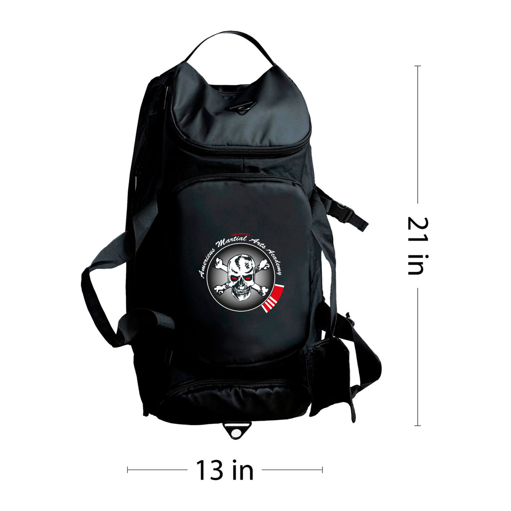 Americus Martial Arts Academy Hybrid Duffel Backpack #8040 A