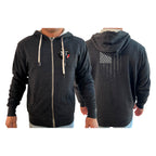 Americus Martial Arts Academy Sherpa Lined Zip-Up Hoodie #8040 B
