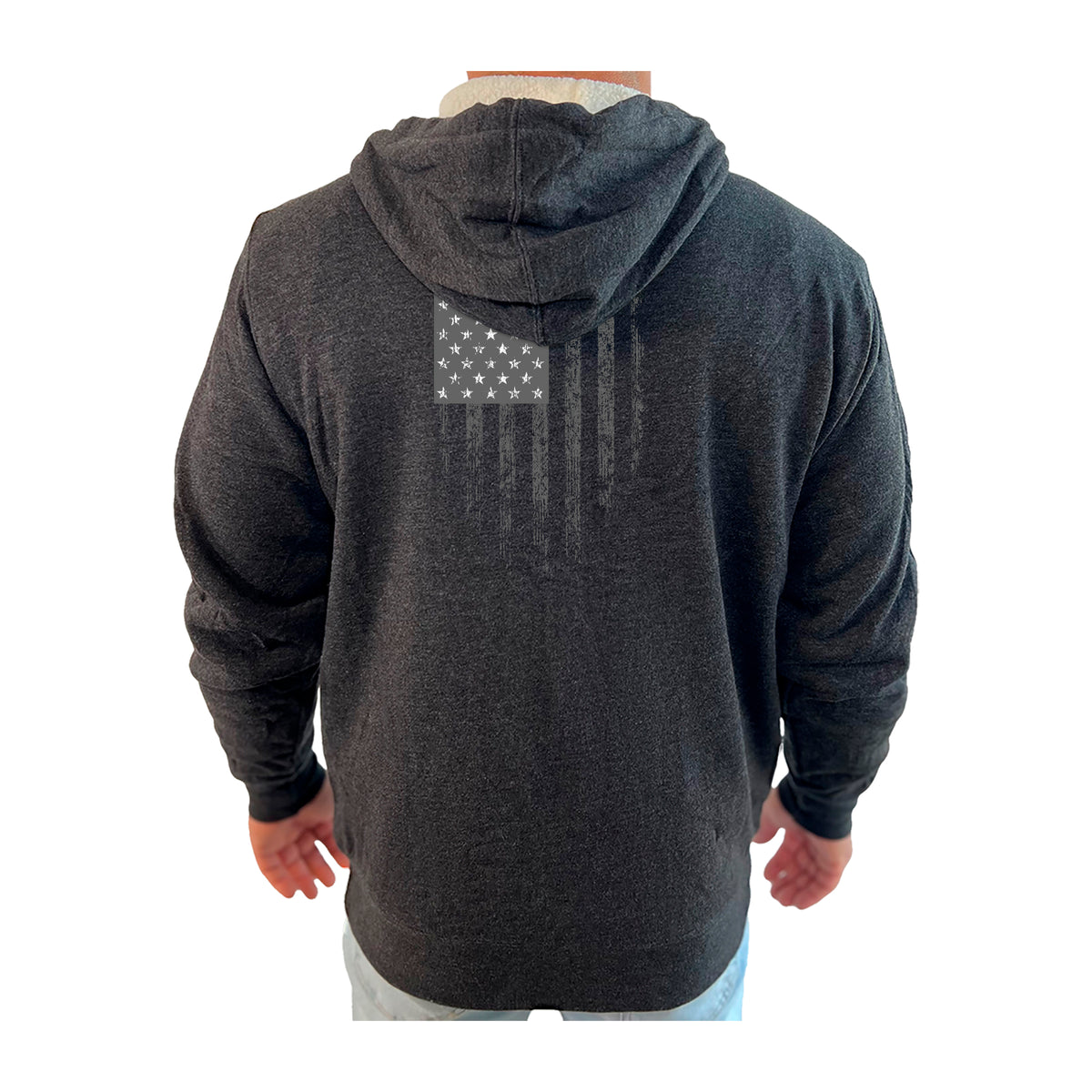 Americus Martial Arts Academy Sherpa Lined Zip-Up Hoodie #8040 B