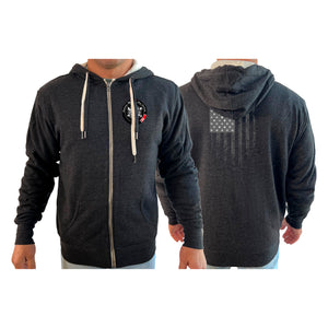 Americus Martial Arts Academy Sherpa Lined Zip-Up Hoodie #8040 B