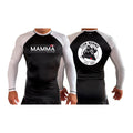 MA MMA All Black Ranked Long Sleeve Rash Guards  #8041 A