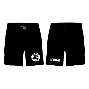 MA MMA All Black Custom Shorts #8041 A