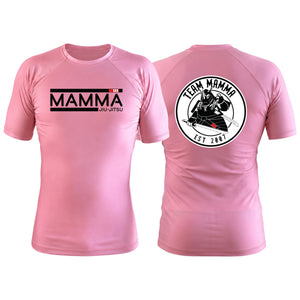 MA MMA Pink Custom Rash Guards Short Sleeve #8041 A