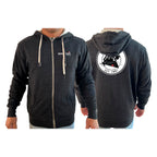MA MMA Academy Sherpa Lined Zip-Up Hoodie #8041 B
