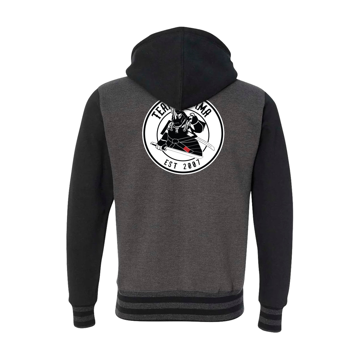 MA MMA Academy Varsity Zip Up Hoodies #8041 B