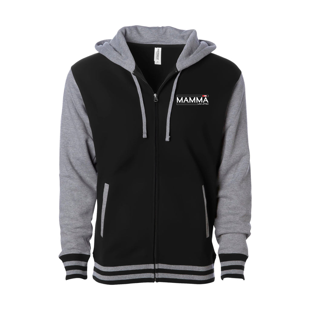 MA MMA Academy Varsity Zip Up Hoodies #8041 B
