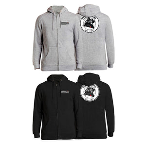 MA MMA Academy Zip Up Hoodies #8041 B