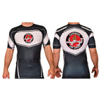 Tawheed Jiu Jitsu Academy Rash Guards Black/White #8042 A