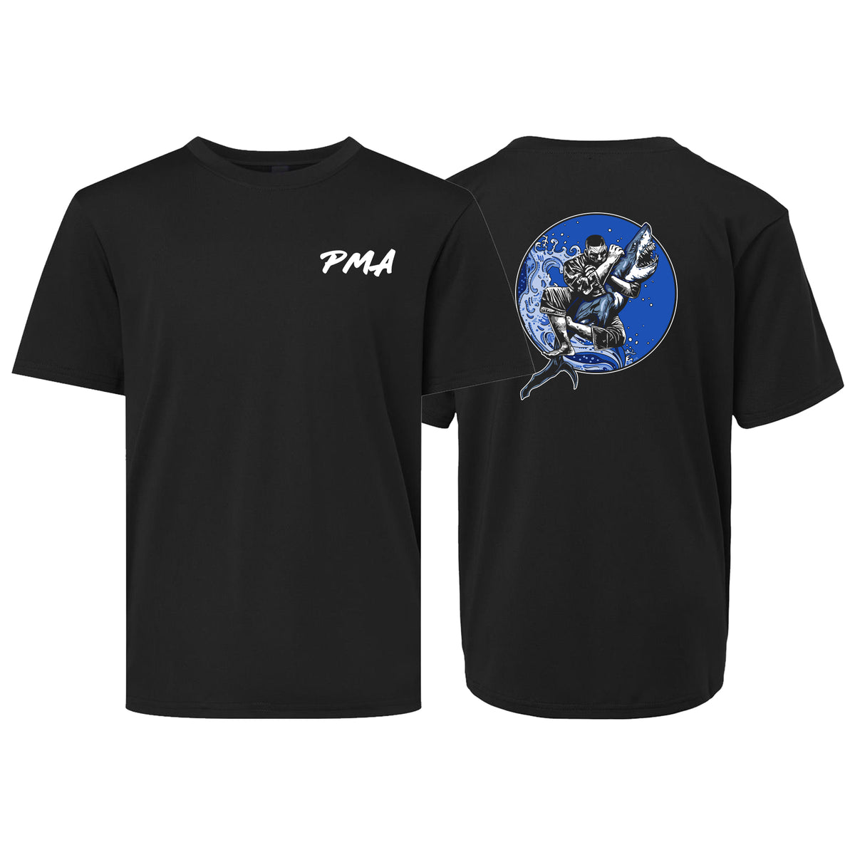 Pacific Martial Arts Academy Dry Fit Kids Shirts #8043 B