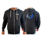 Pacific Martial Arts Academy Sherpa Lined Zip-Up Hoodie #8043 B