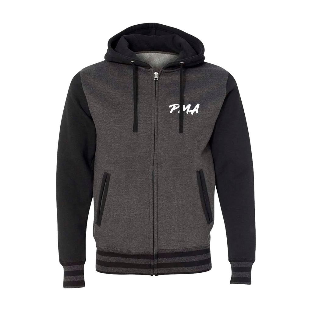 Pacific Martial Arts Academy Varsity Zip-Up Hoodie #8043 B