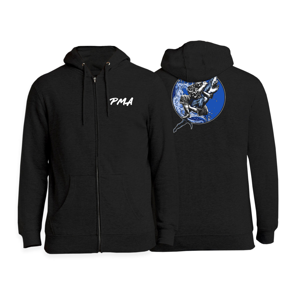 Pacific Martial Arts Academy Zip-Up Hoodie #8043 B