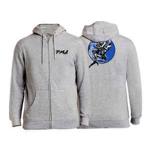 Pacific Martial Arts Academy Zip-Up Hoodie #8043 B