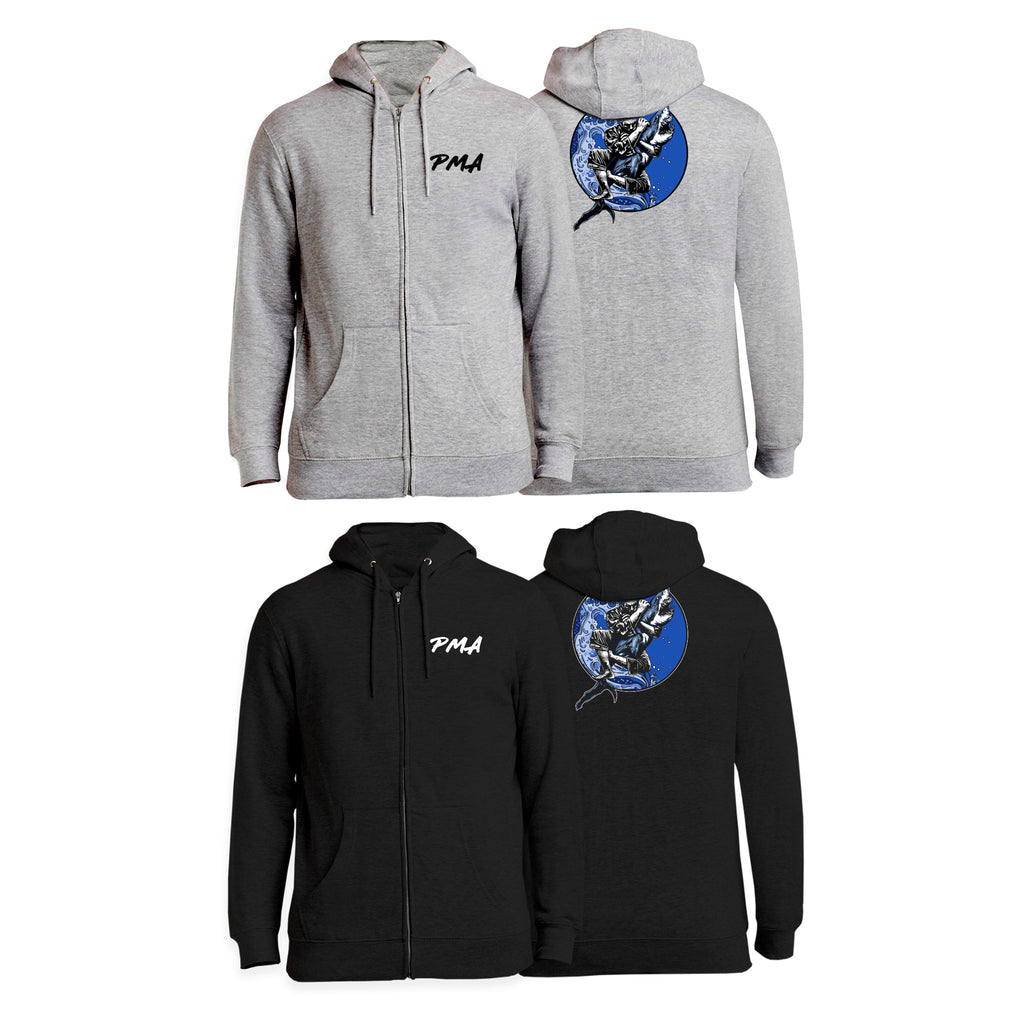 Pacific Martial Arts Academy Zip-Up Hoodie #8043 B