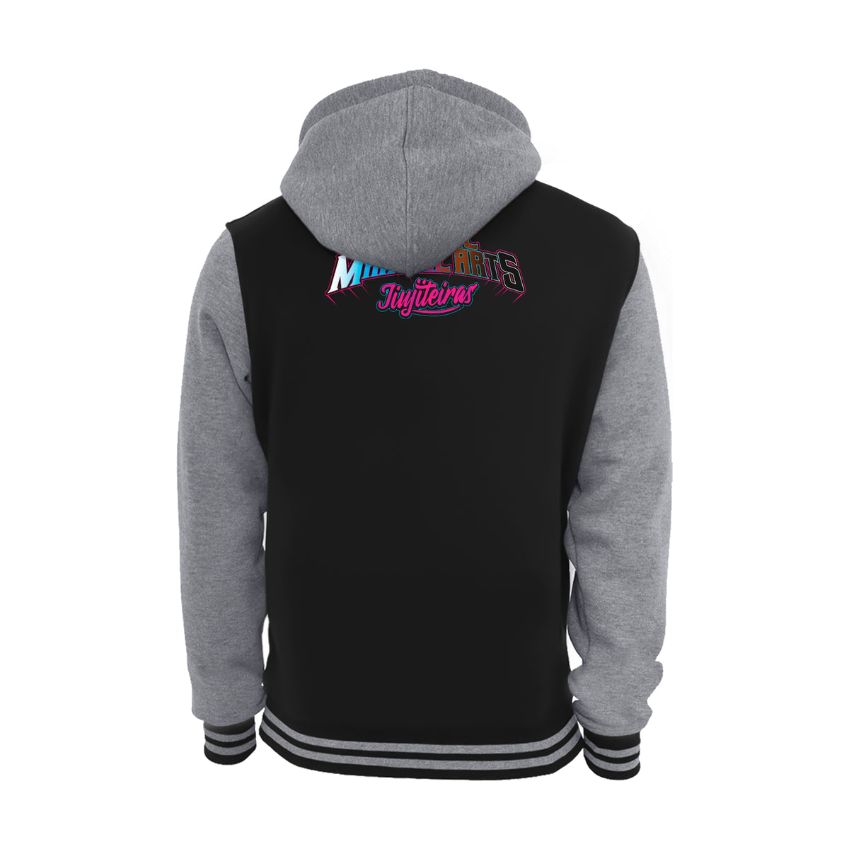 Pacific Martial Arts Academy Varsity Zip-Up Hoodie #8043 C (JiuJiteiras)