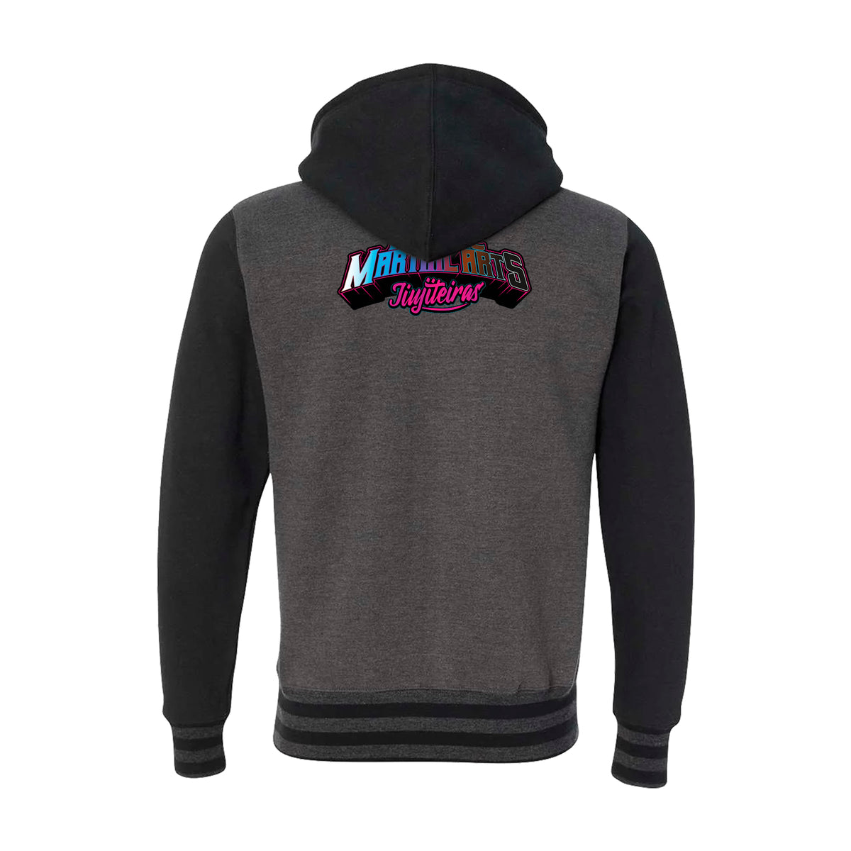 Pacific Martial Arts Academy Varsity Zip-Up Hoodie #8043 C (JiuJiteiras)