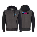 Pacific Martial Arts Academy Varsity Zip-Up Hoodie #8043 C (JiuJiteiras)