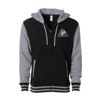 Pacific Martial Arts Academy Varsity Zip-Up Hoodie #8043 C (JiuJiteiras)