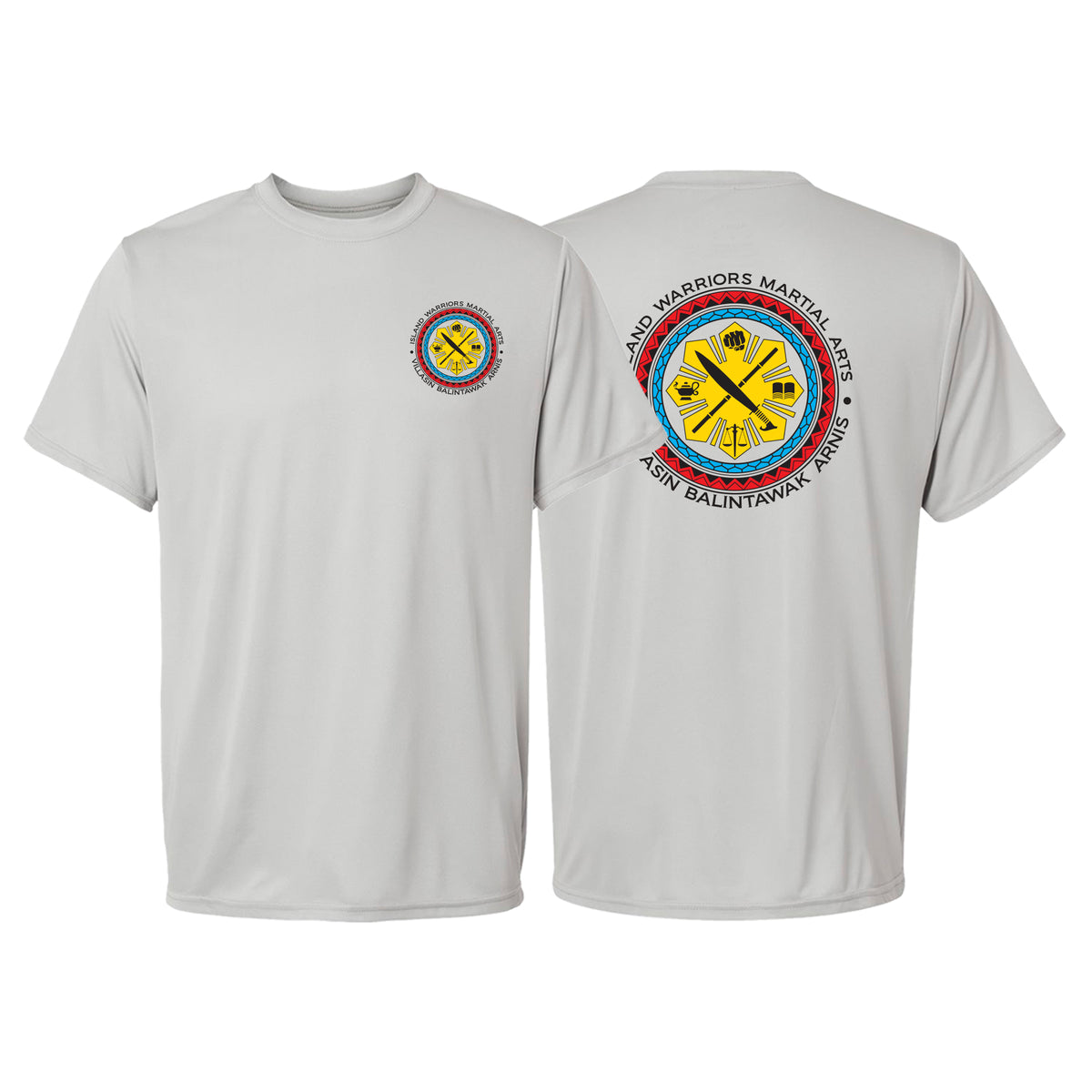 Pacific Martial Arts Academy Dry Fit Shirts #8043 D (Island Warriors Design)
