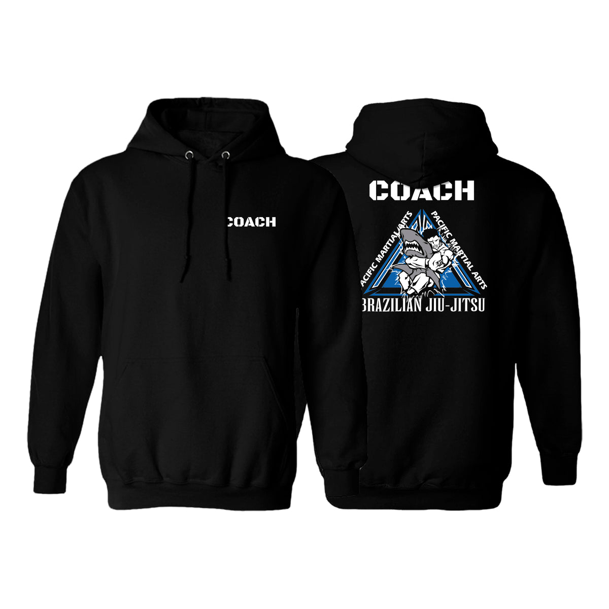 Pacific Martial Arts Academy Sweater Hoodie #8043 F (COACH)