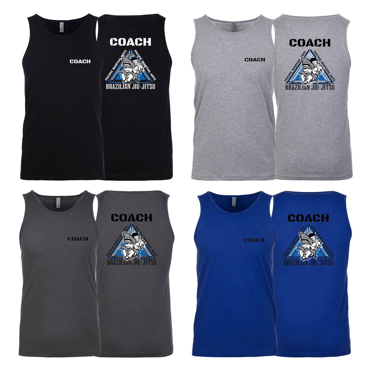 Pacific Martial Arts Next Level Tank Tops #8043 F (COACH)