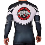 Tillis BJJ Academy Rash Guards Black/White #8044 A