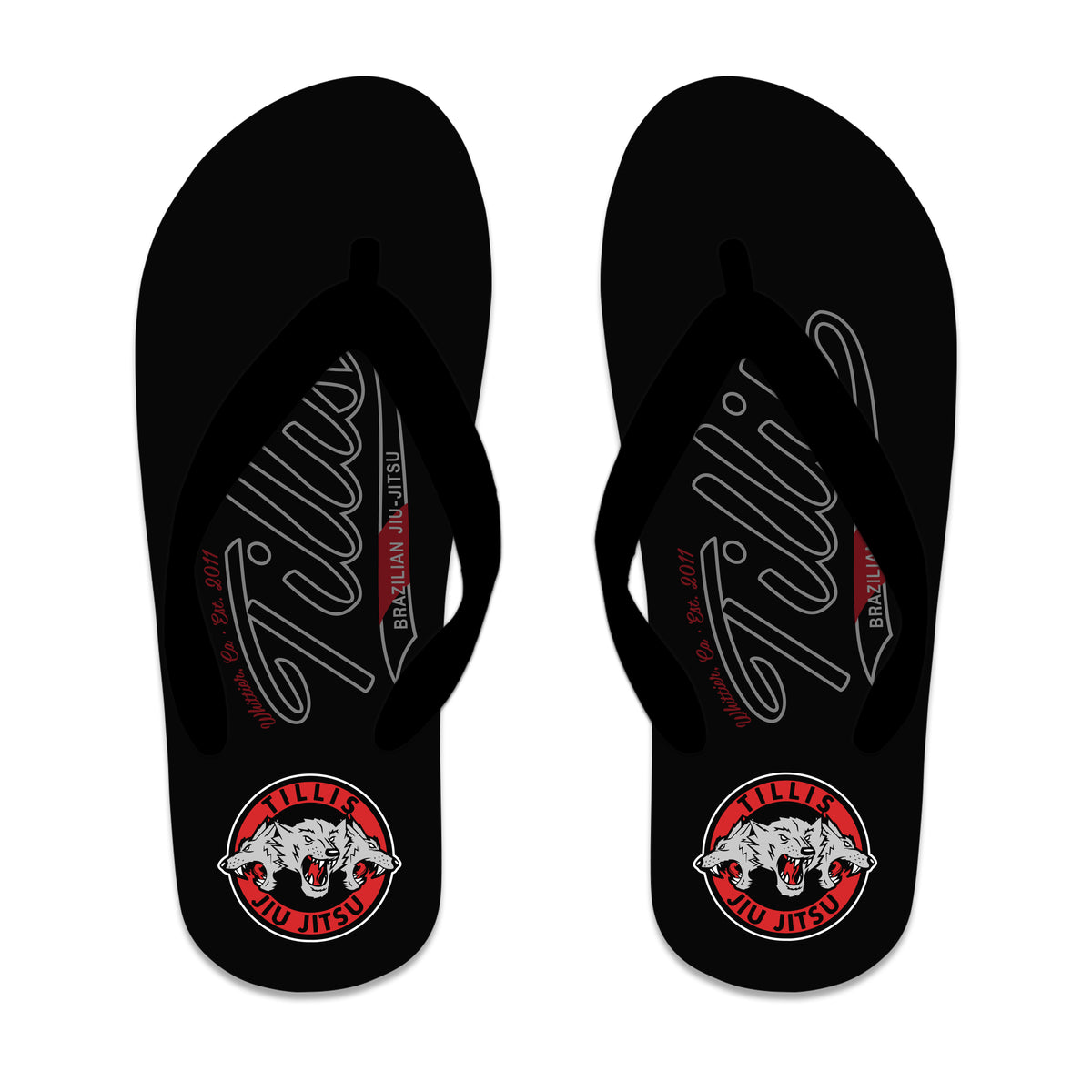 Tillis BJJ Academy Flip Flops #8044 A