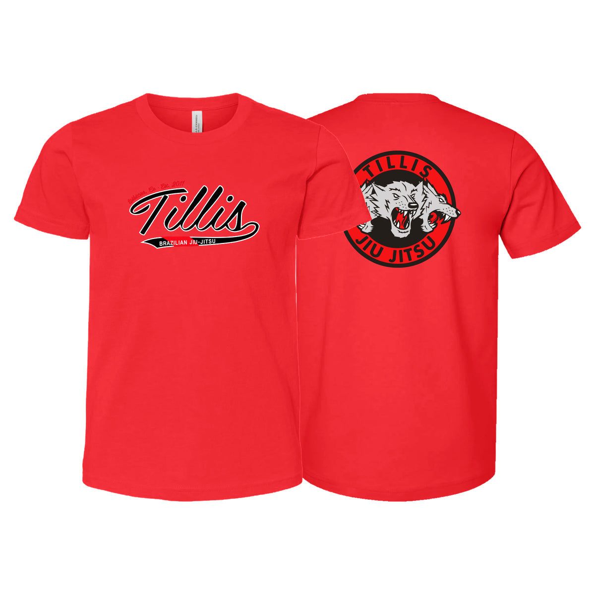 Tillis BJJ Academy Kids Shirts #8044 A
