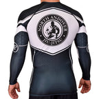 North Andover Jiu-Jitsu Academy Rash Guards Black/White #8045 A
