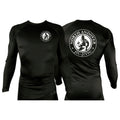 North Andover Jiu-Jitsu All Black Custom Rash Guards Long Sleeves #8045 A