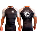 North Andover Jiu-Jitsu All Black Ranked Short Sleeve Rash Guards #8045 A