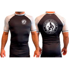 North Andover Jiu-Jitsu All Black Ranked Short Sleeve Rash Guards #8045 A