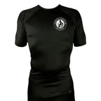 North Andover Jiu-Jitsu All Black Custom Rash Guards Short Sleeves #8045 A