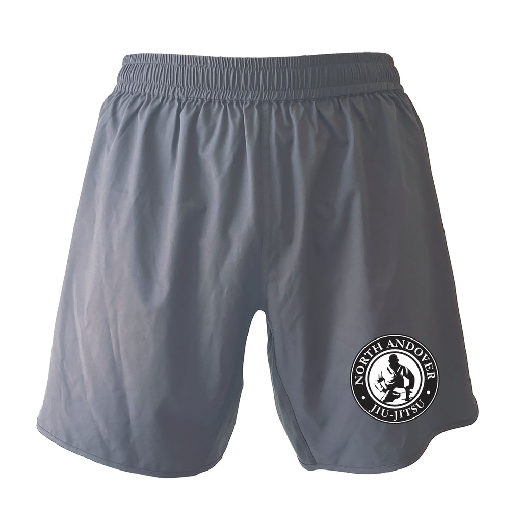 North Andover Jiu-Jitsu Grey Custom Shorts 2.0 #8045 A