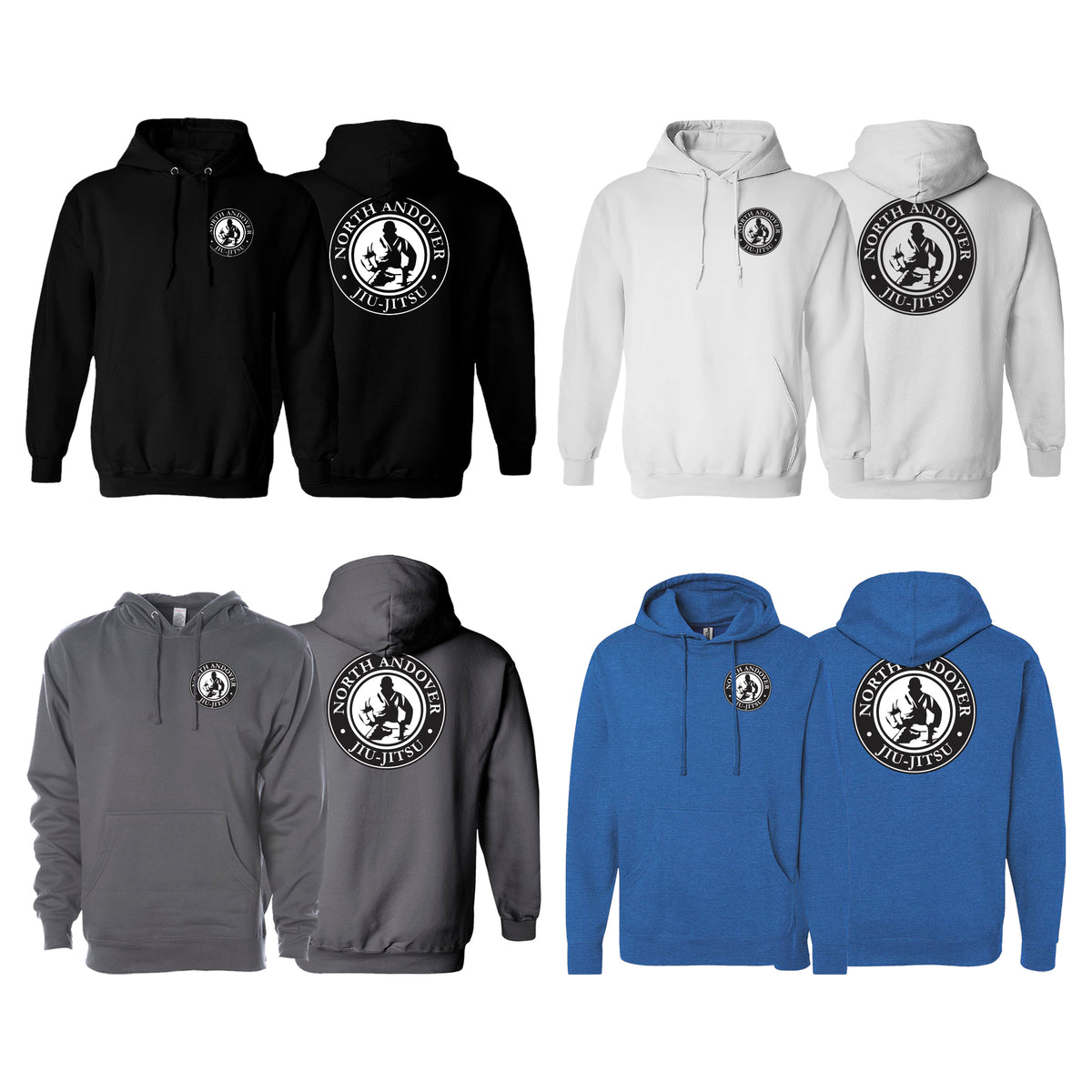 North Andover Jiu-Jitsu Academy Sweater Hoodie #8045 A