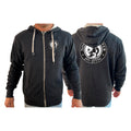 North Andover Jiu-Jitsu Academy Sherpa Lined Zip-Up Hoodie #8045 A