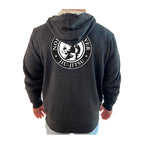 North Andover Jiu-Jitsu Academy Sherpa Lined Zip-Up Hoodie #8045 A