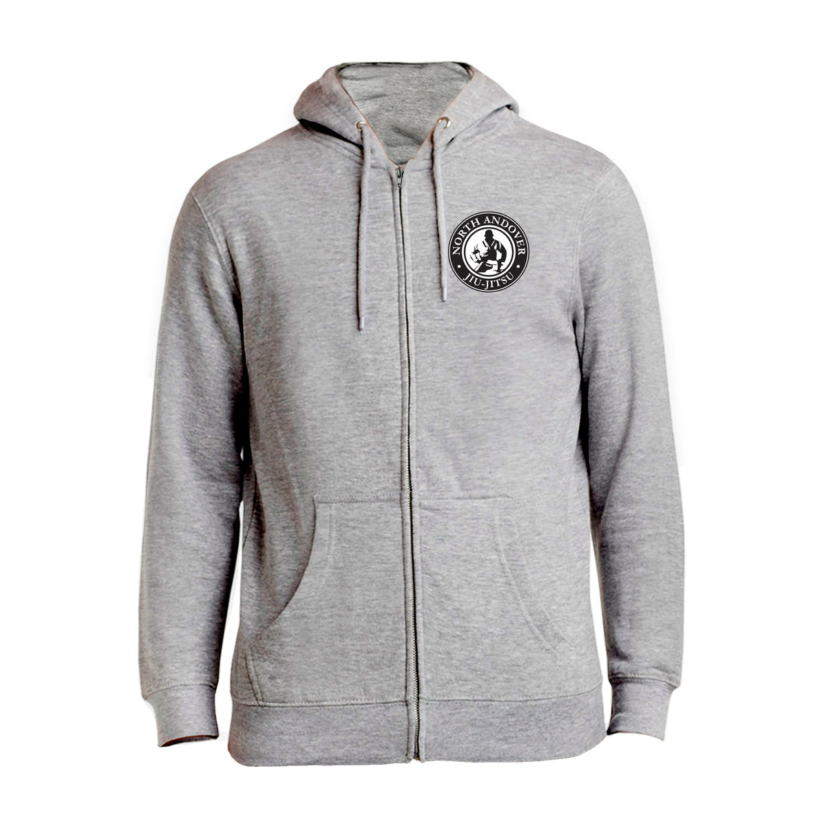 North Andover Jiu-Jitsu Academy Zip Up Hoodies #8045 A