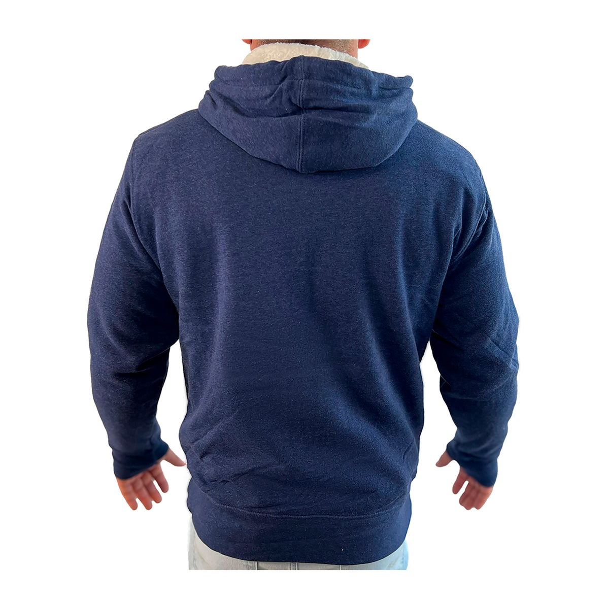 Grind BJJ Academy Sherpa Lined Zip-Up Hoodie #8047 B