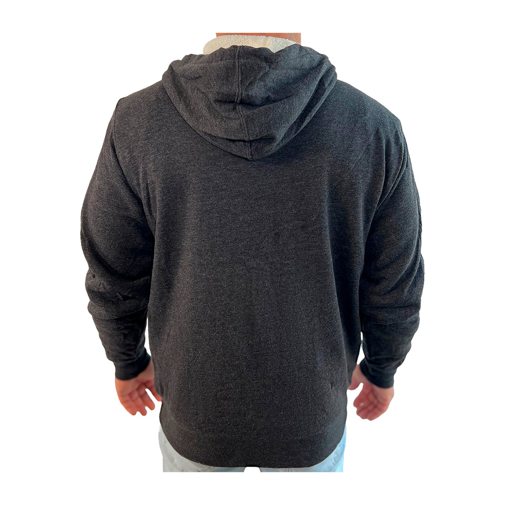 Grind BJJ Academy Sherpa Lined Zip-Up Hoodie #8047 B