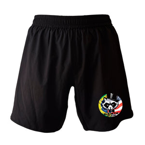 Black Tie BJJ All black Custom Shorts 2.0 #8048 A
