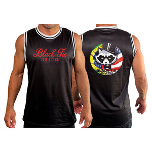 Black Tie BJJ Academy Basketball Jerseys #8048 A